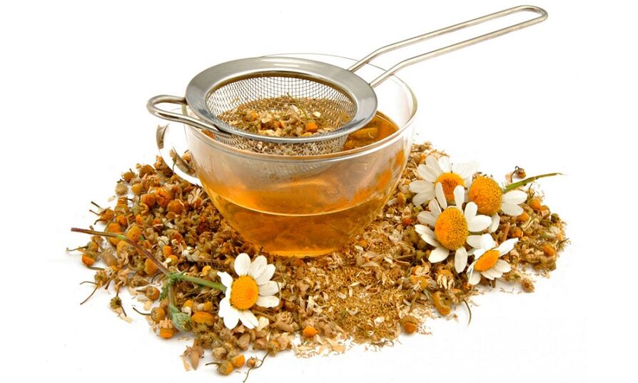 جوشانده بابونه برای پروستاتیت